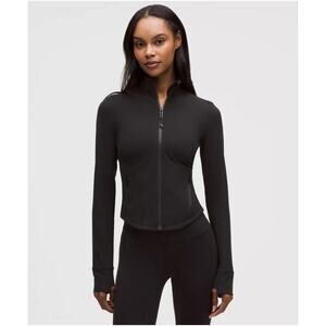 NWT Lululemon Define Mesh-Back Jacket Nulu Black Full Zip Athleisure Active 12